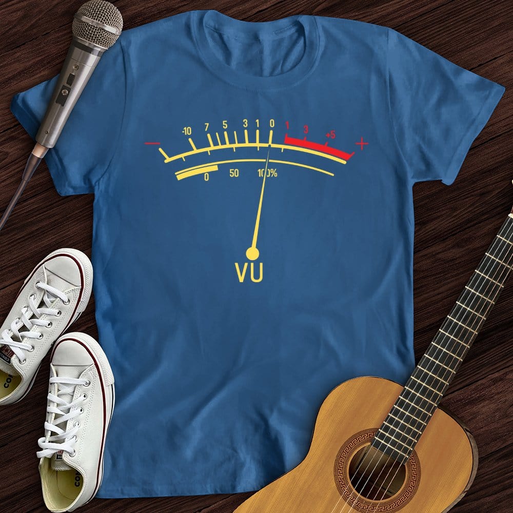 Printify T-Shirt Royal / S Stable VU Meter T-Shirt