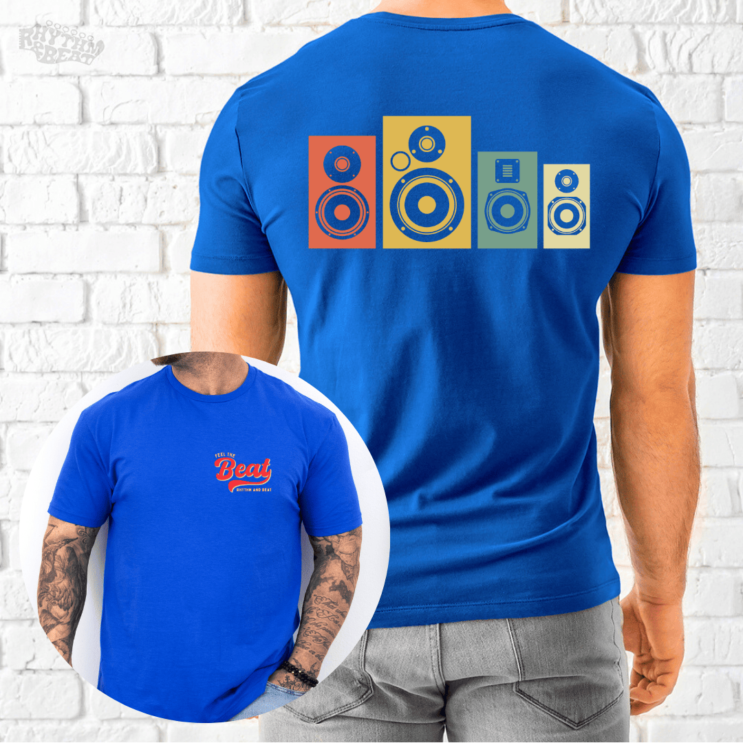 Printify T-Shirt Royal / S Vintage Speaker T-Shirt