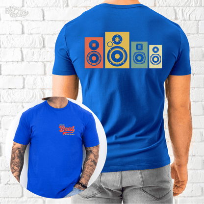 Printify T-Shirt Royal / S Vintage Speaker T-Shirt