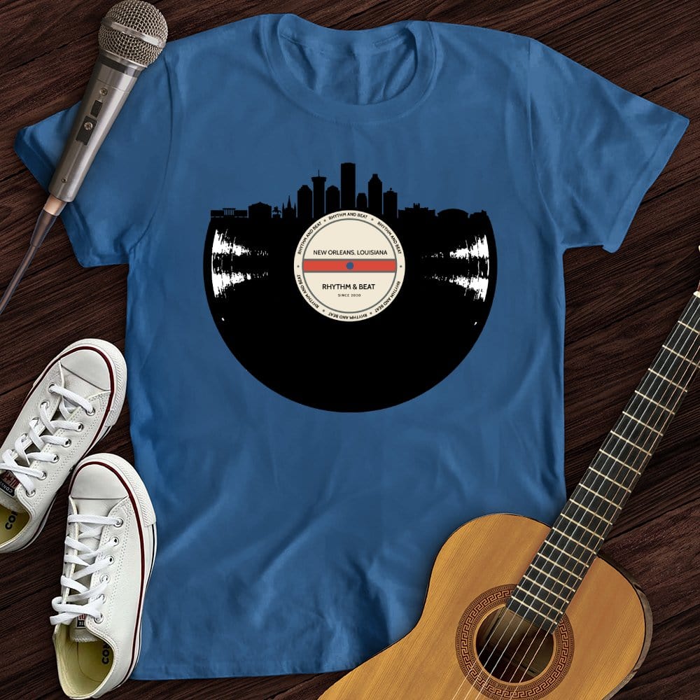 Printify T-Shirt Royal / S Vinyl Skyline New Orleans T-Shirt