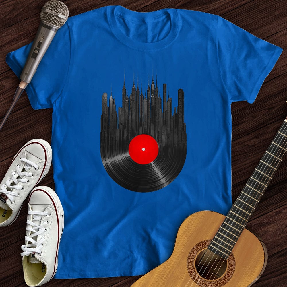 Printify T-Shirt Royal / S Vinyl Skyline T-Shirt
