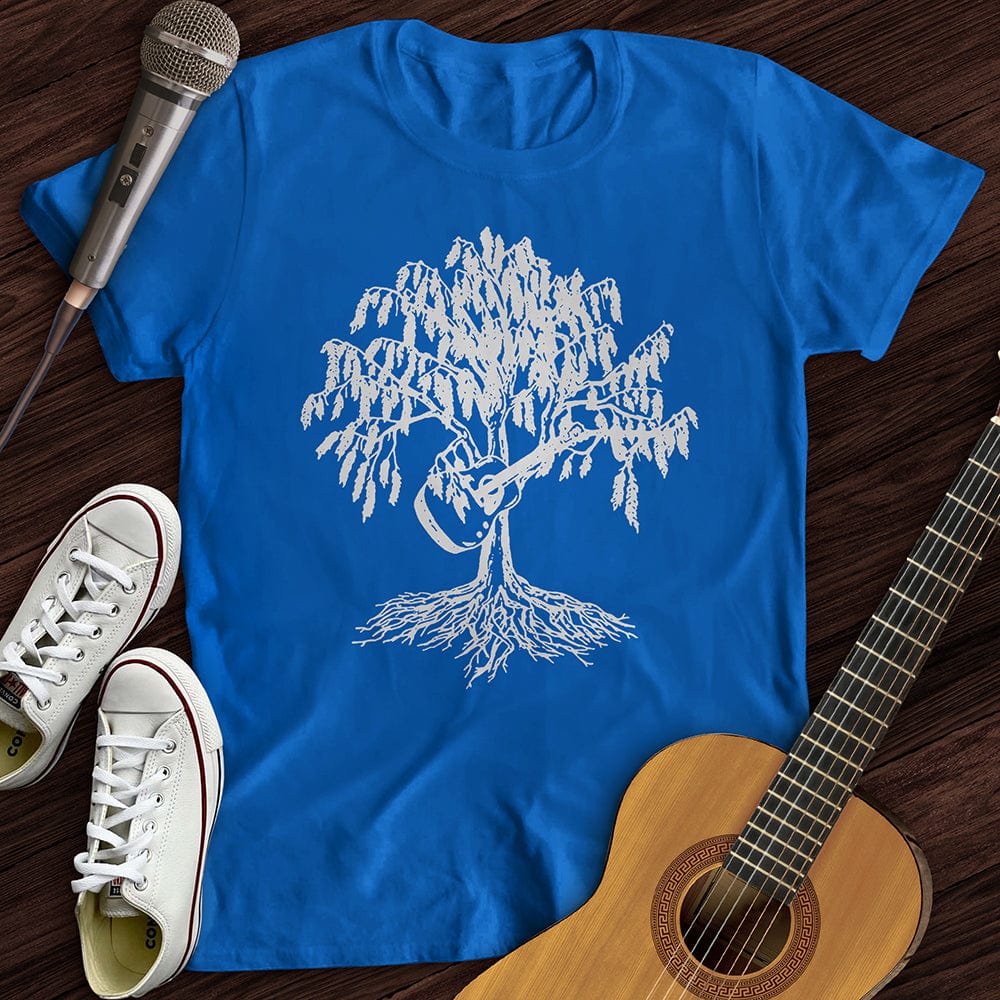 Printify T-Shirt Royal / S Weeping Willow Guitar T-Shirt