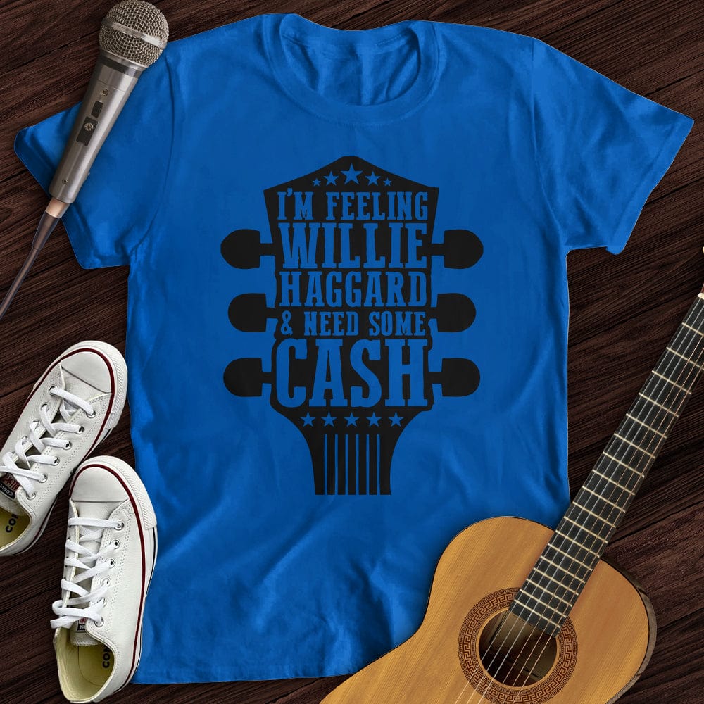 Printify T-Shirt Royal / S Willie And Cash T-Shirt