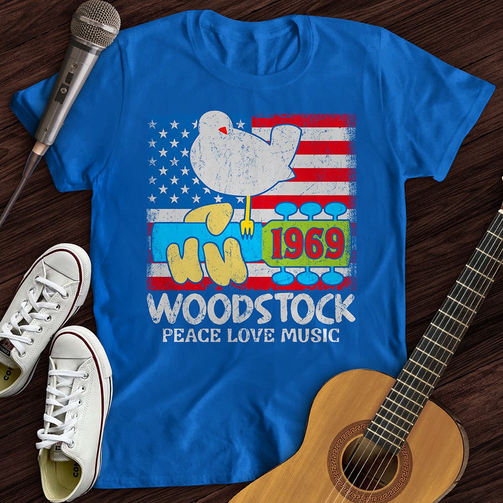 Printify T-Shirt Royal / S Woodstock 1969 T-Shirt