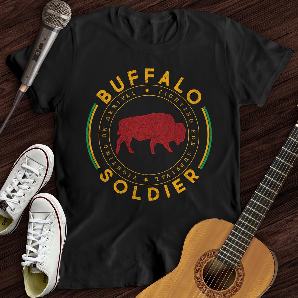 Printify T-Shirt S / Black Buffalo Soldier T-Shirt