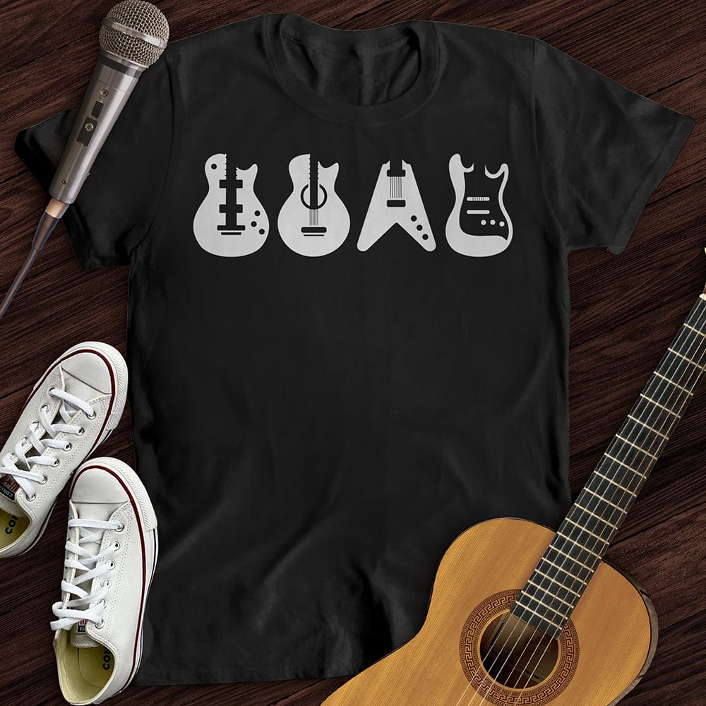 Printify T-Shirt S / Black Iconic Guitar T-shirt