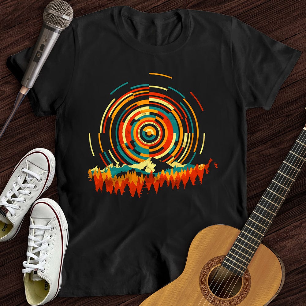 Printify T-Shirt S / Black Musical Sunset T-Shirt