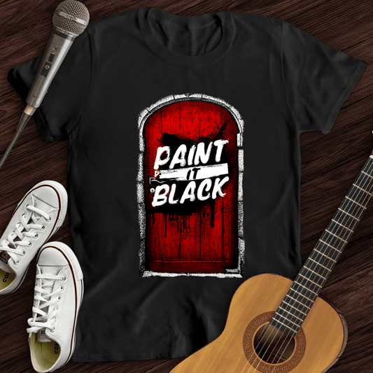 Printify T-Shirt S / Black Paint It T-Shirt