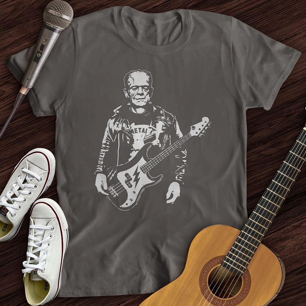 Printify T-Shirt S / Charcoal Frankenstein Guitar T-Shirt