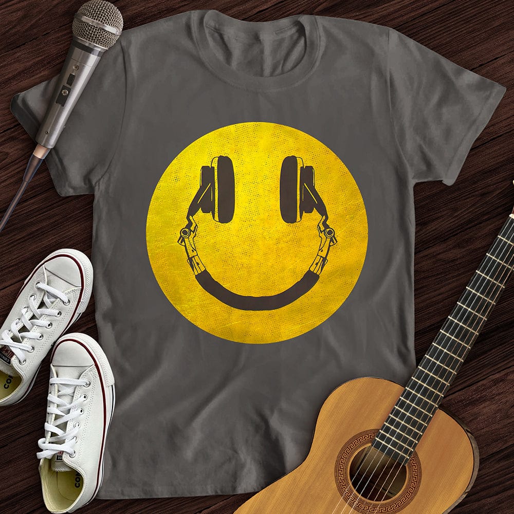 Printify T-Shirt S / Charcoal Smile T-Shirt