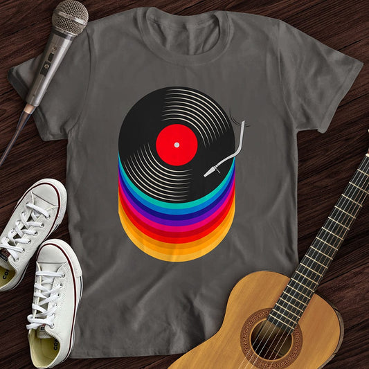 Printify T-Shirt S / Charcoal Turntable T-Shirt