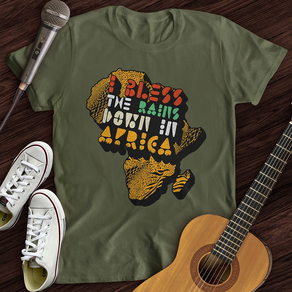 Printify T-Shirt S / Military Green Africa T-Shirt