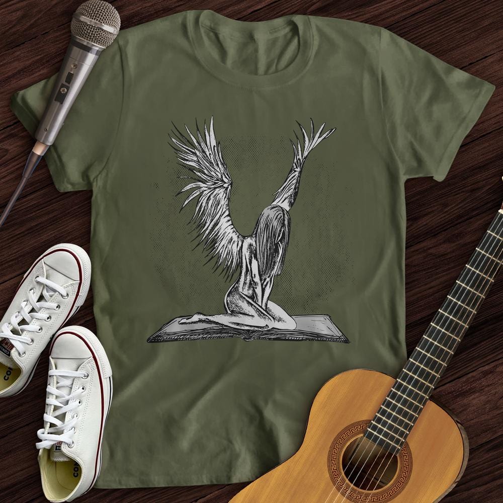 Printify T-Shirt S / Military Green Centerfold T-Shirt