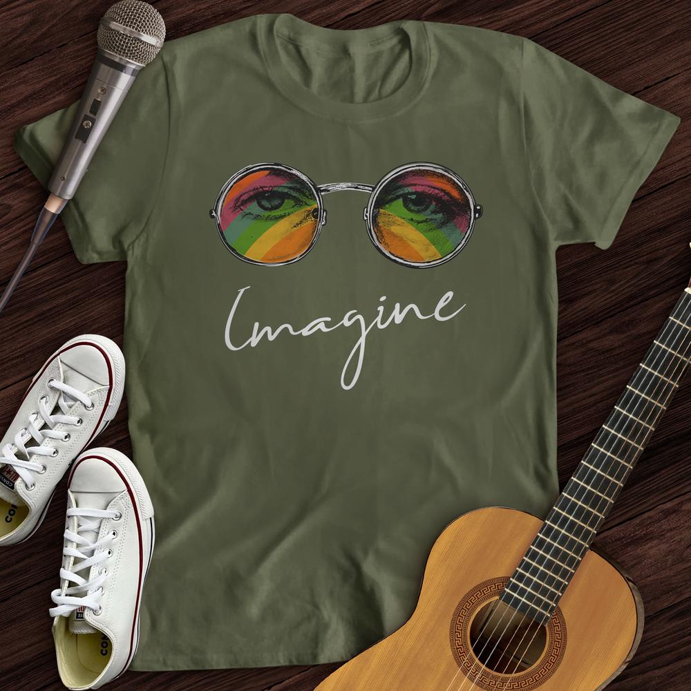 Printify T-Shirt S / Military Green Imagine T-Shirt