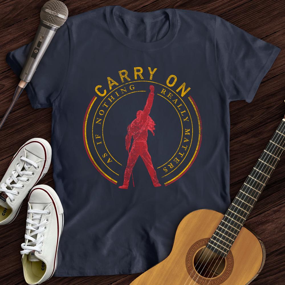 Printify T-Shirt S / Navy Carry On T-Shirt