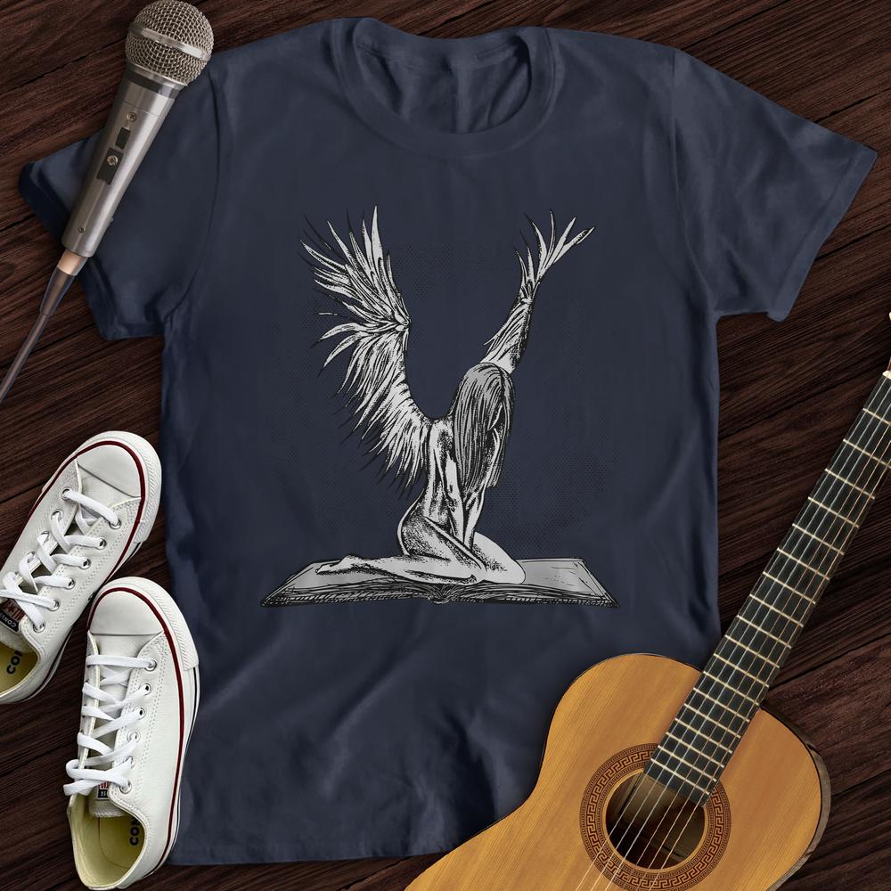 Printify T-Shirt S / Navy Centerfold T-Shirt