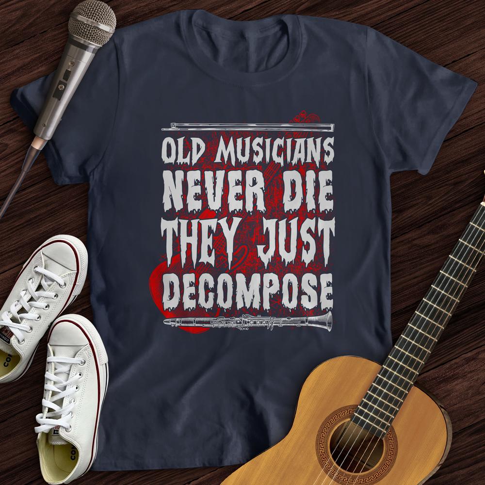 Printify T-Shirt S / Navy Decompose T-Shirt