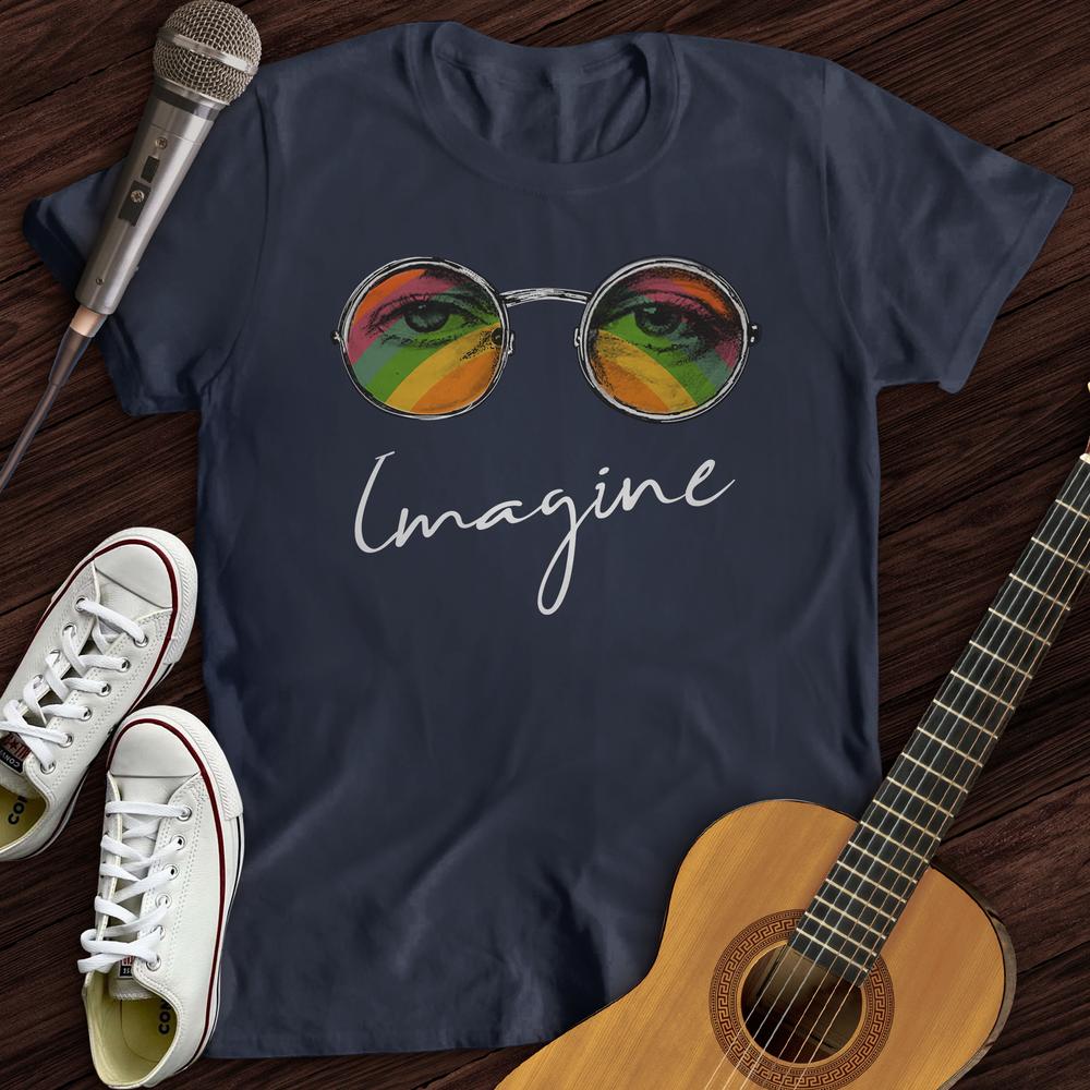 Printify T-Shirt S / Navy Imagine T-Shirt