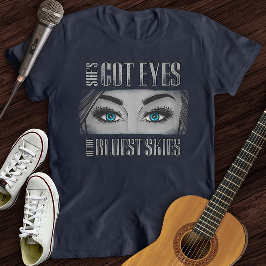 Printify T-Shirt S / Navy She's Got Eyes T-Shirt