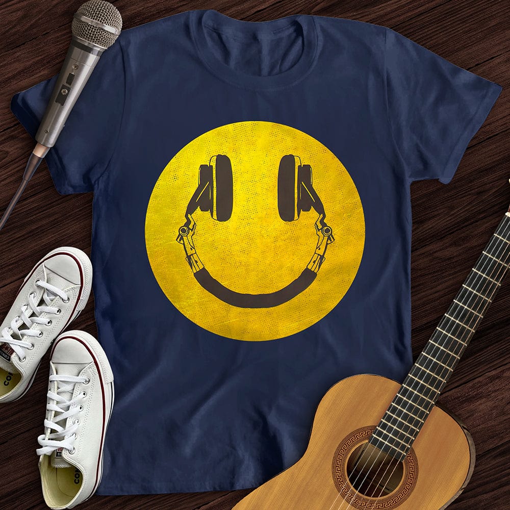 Printify T-Shirt S / Navy Smile T-Shirt
