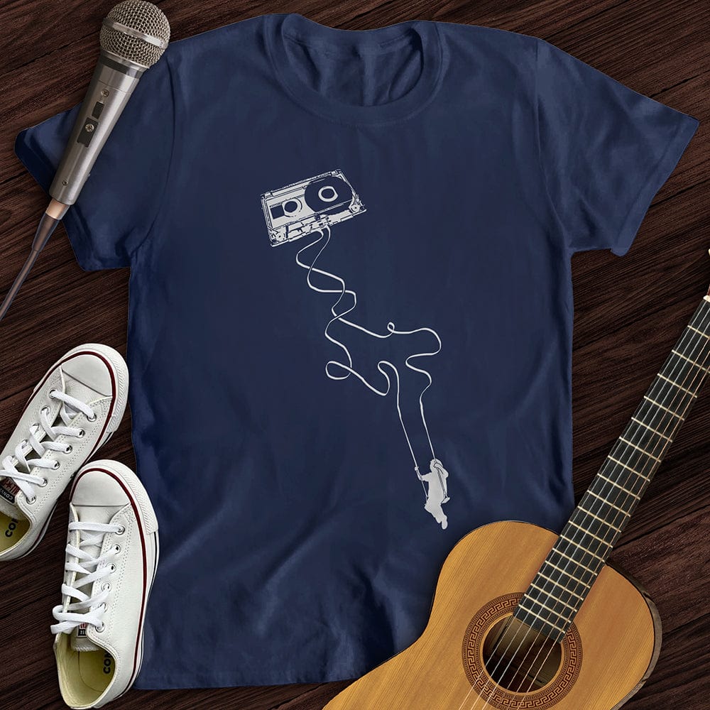 Printify T-Shirt S / Navy Swing To The Music T-Shirt