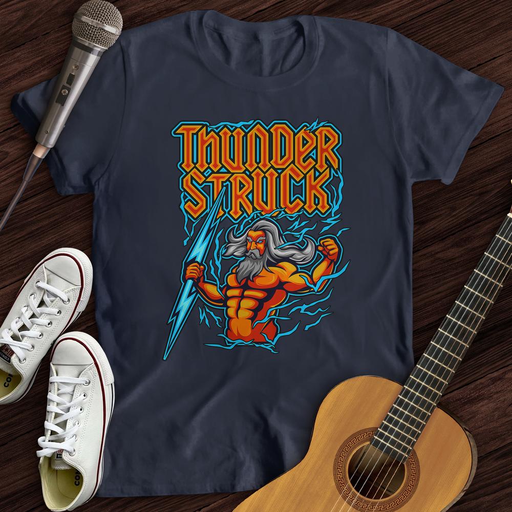 Printify T-Shirt S / Navy Thunderstruck T-Shirt