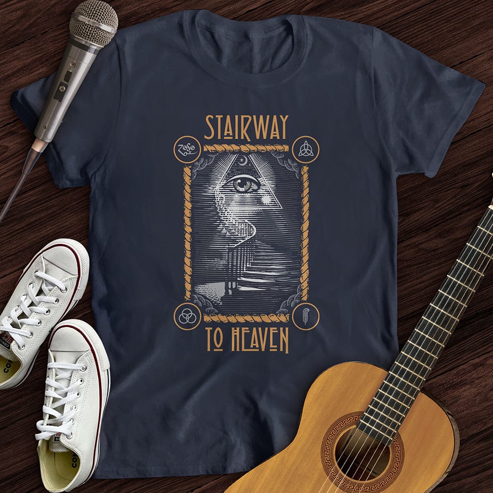Printify T-Shirt S / Navy To Heaven T-Shirt