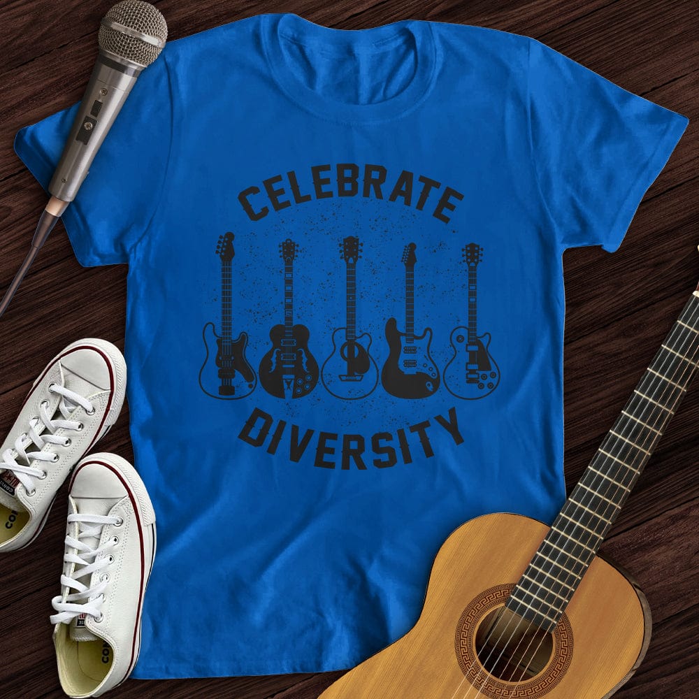 Printify T-Shirt S / Royal Celebrate Diversity T-Shirt