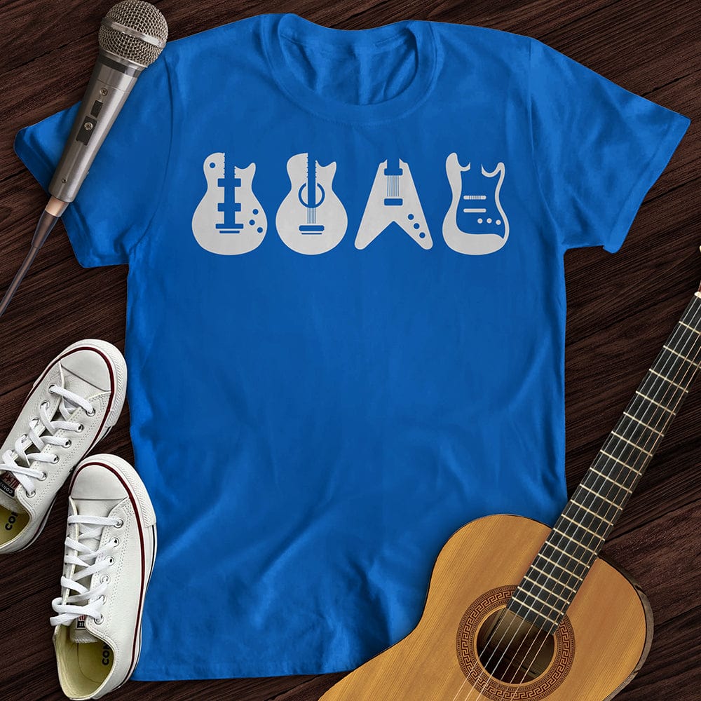 Printify T-Shirt S / Royal Iconic Guitar T-shirt