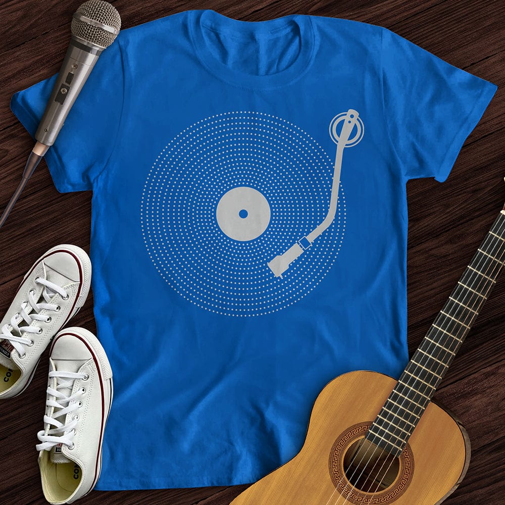 Printify T-Shirt S / Royal Simple Record T-Shirt