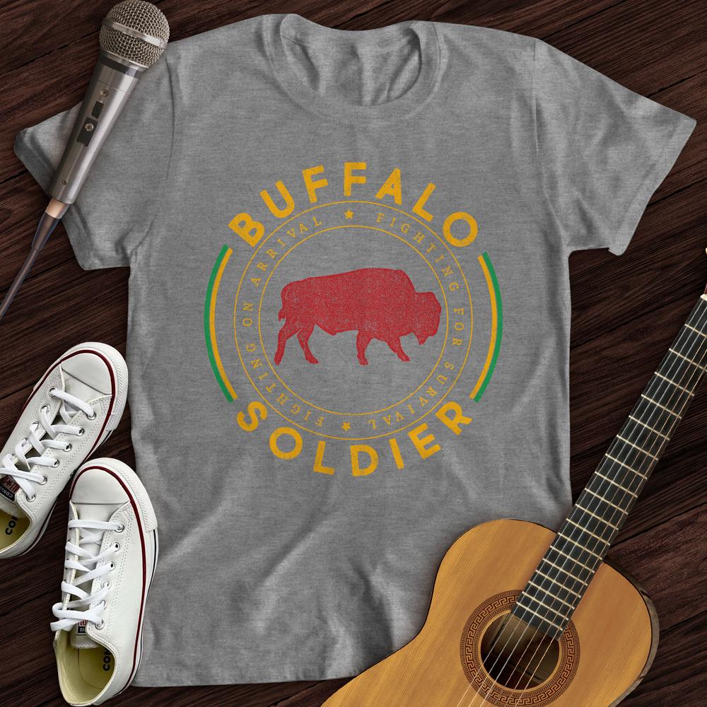 Printify T-Shirt S / Sport Grey Buffalo Soldier T-Shirt