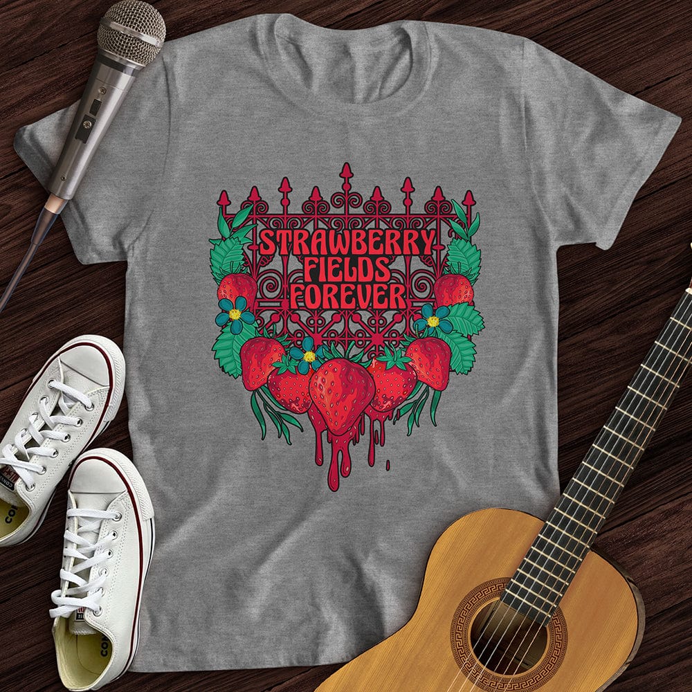 Printify T-Shirt S / Sport Grey Strawberry Fields T-Shirt