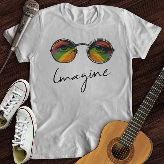 Printify T-Shirt S / White Imagine T-Shirt