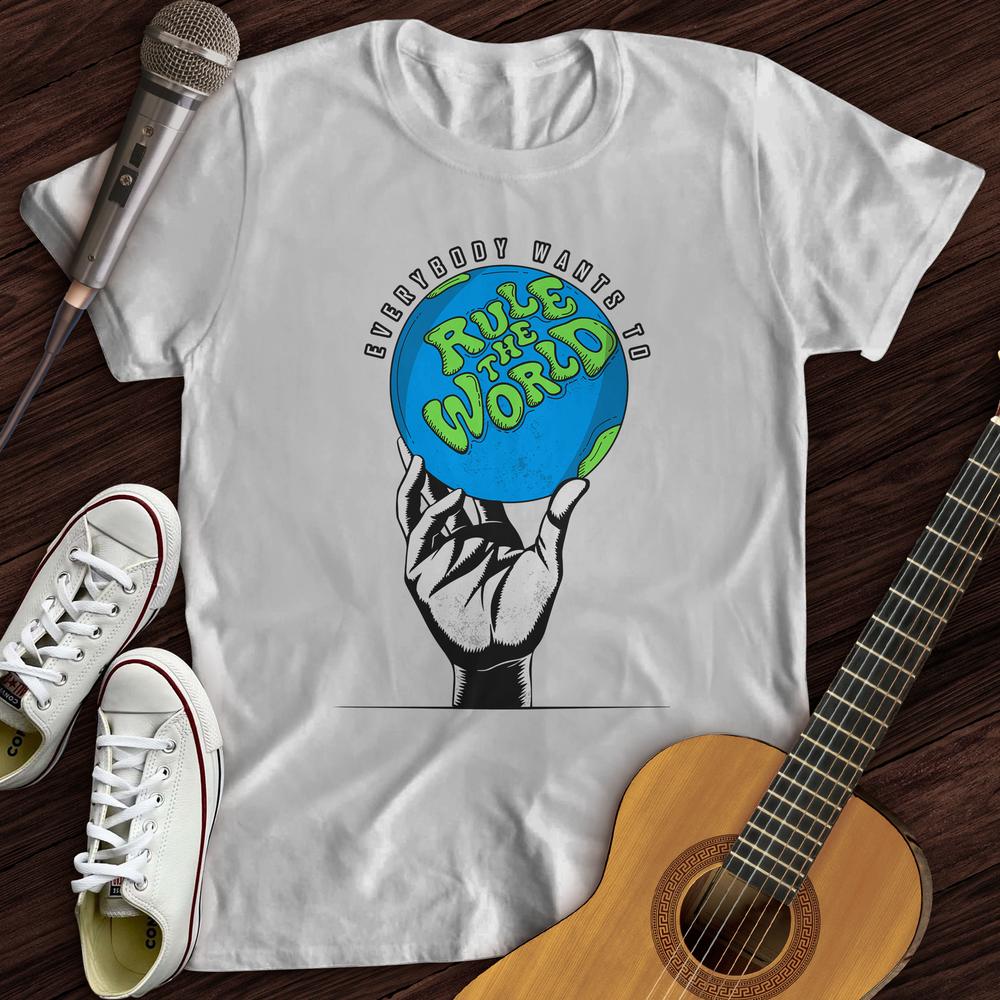 Printify T-Shirt S / White Rule The World T-Shirt