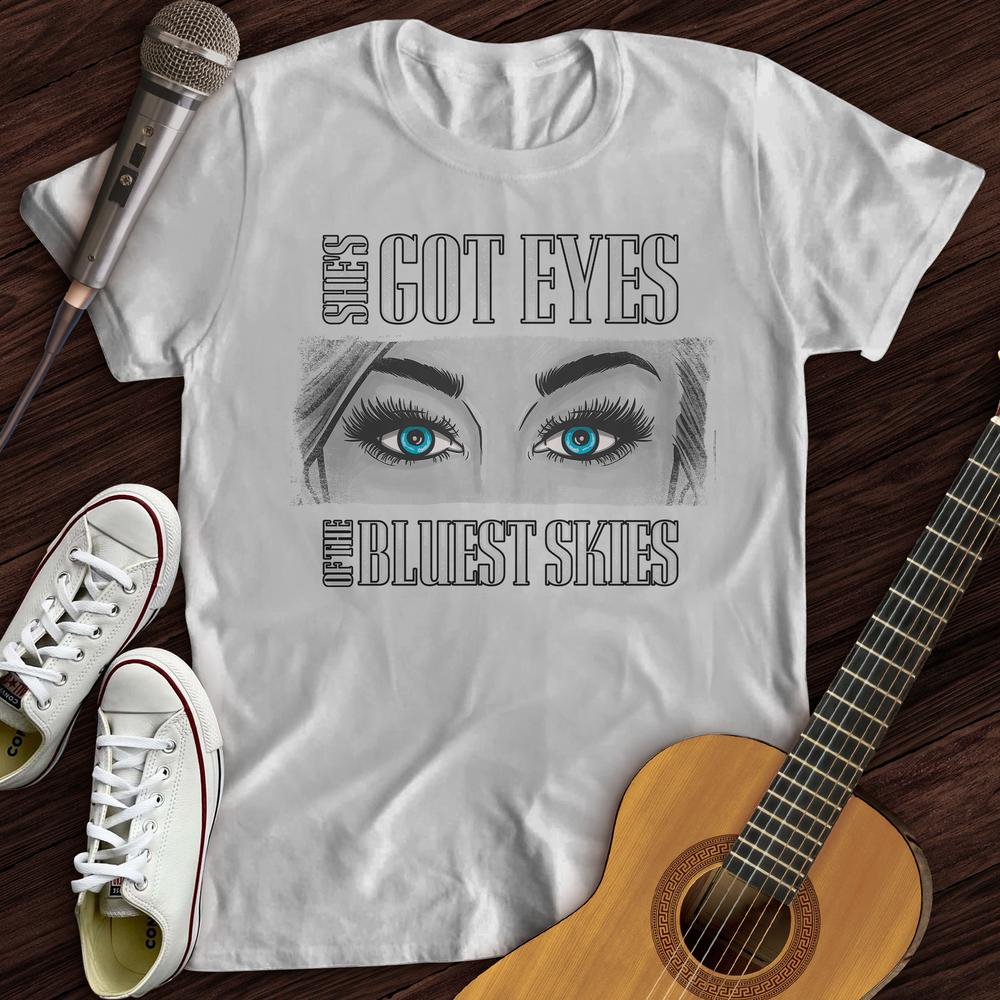 Printify T-Shirt S / White She's Got Eyes T-Shirt