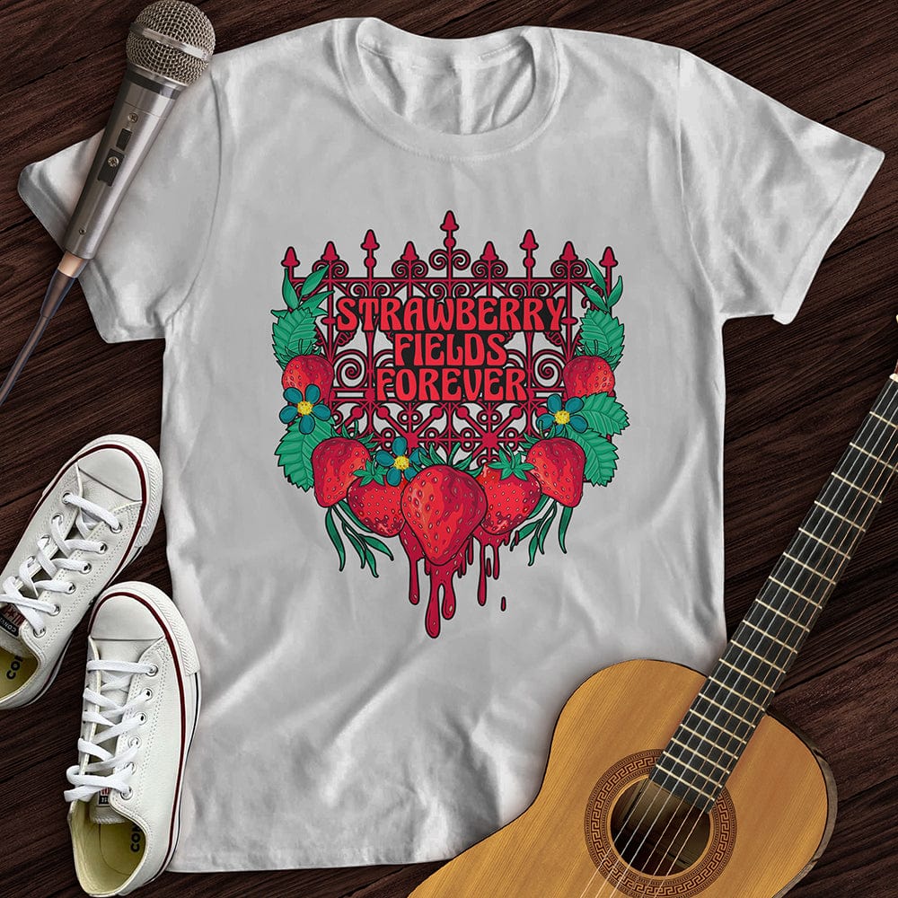 Printify T-Shirt S / White Strawberry Fields T-Shirt