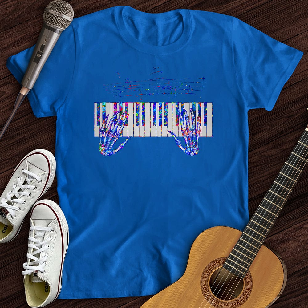 Printify T-Shirt Skeleton Symphony T-Shirt