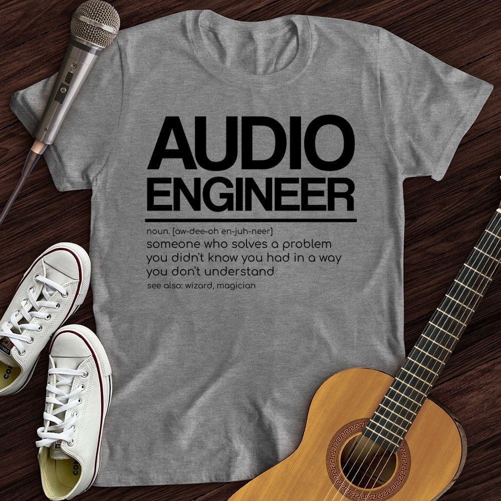 Printify T-Shirt Sport Grey / S Audio Engineer T-Shirt