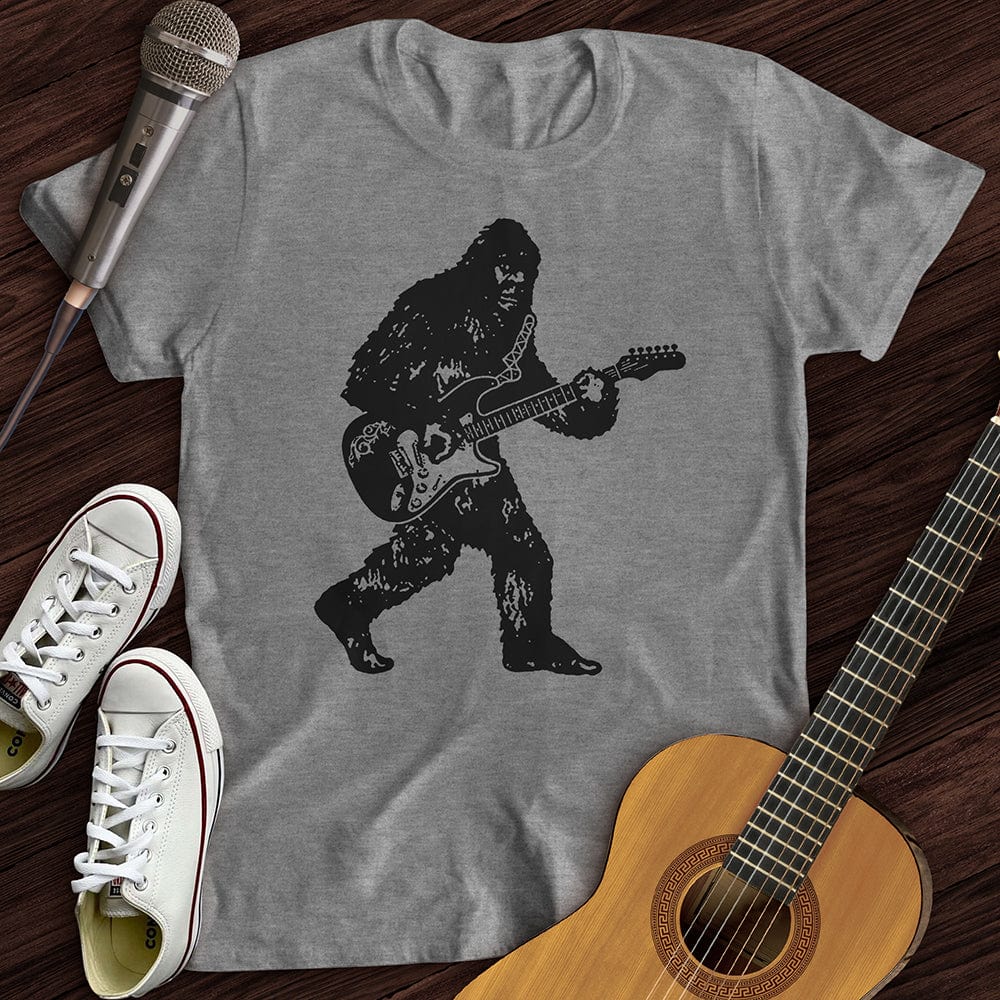 Printify T-Shirt Sport Grey / S Bigfoot Playing Guitar T-Shirt