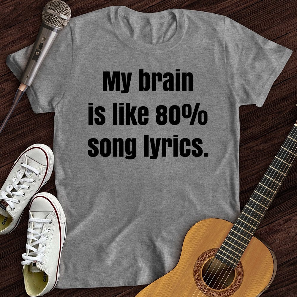 Printify T-Shirt Sport Grey / S Brain of Lyrics T-Shirt