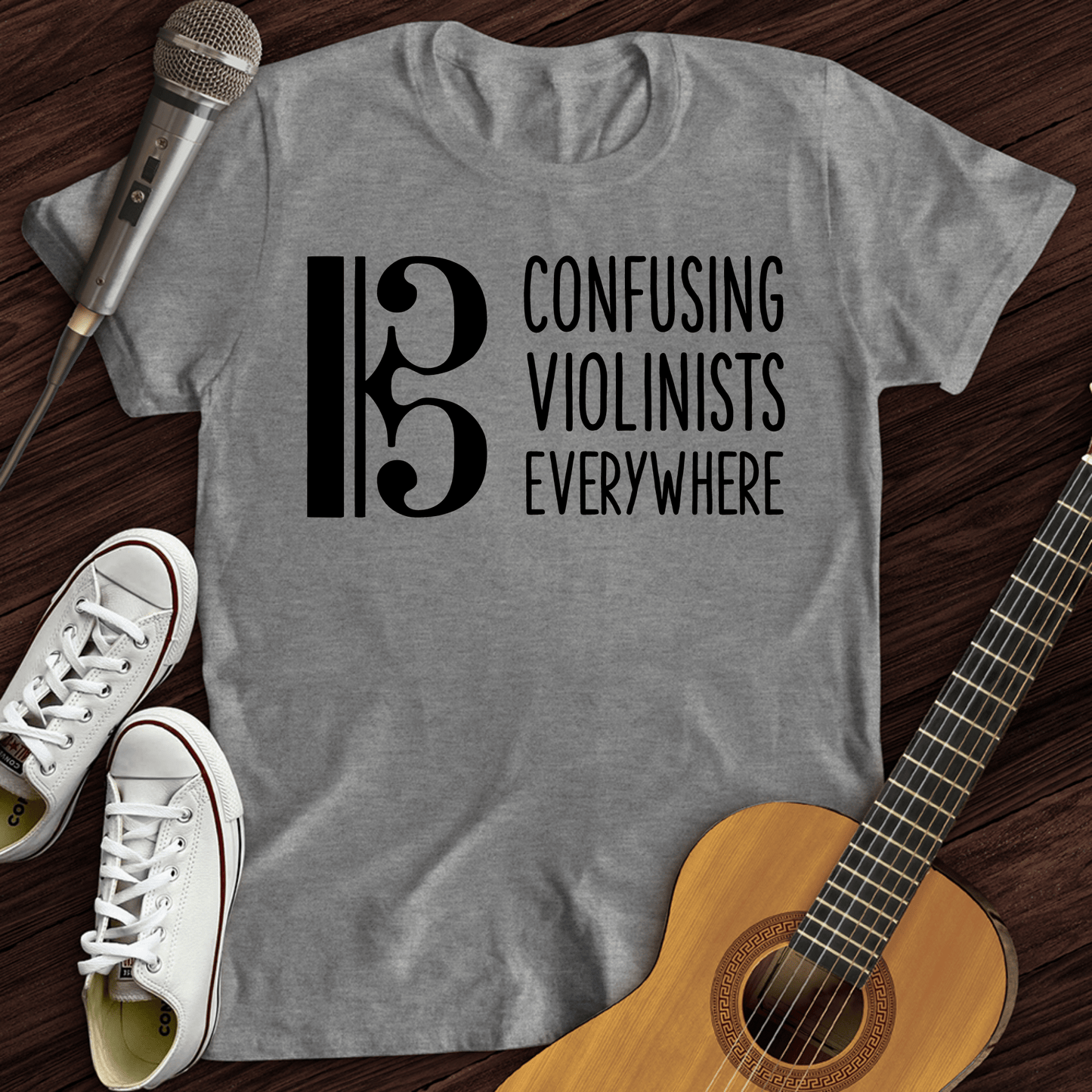 Printify T-Shirt Sport Grey / S Confusing Violinists T-Shirt