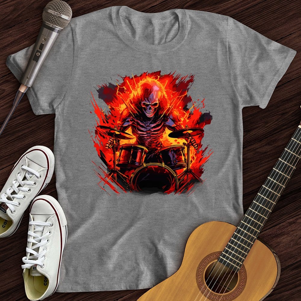 Printify T-Shirt Sport Grey / S Fiery Drummer T-Shirt