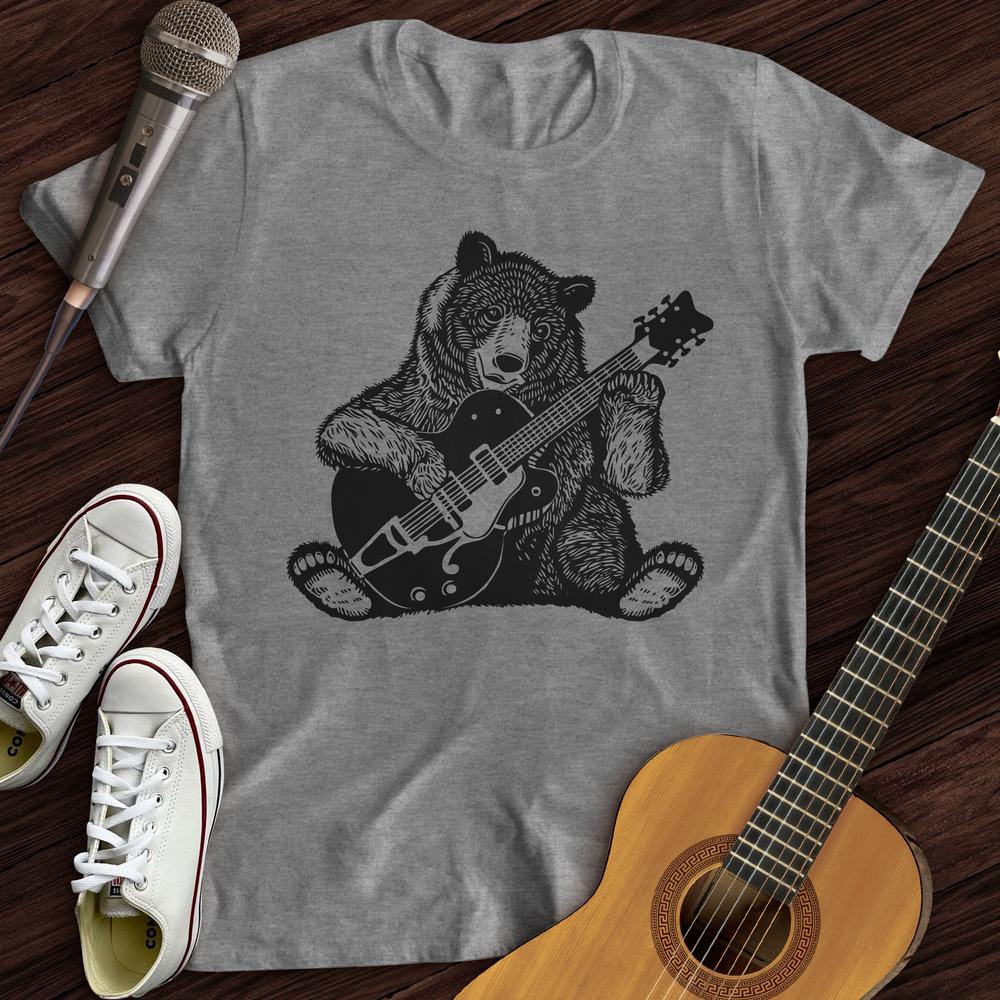 Printify T-Shirt Sport Grey / S Guitar Bear T-Shirt