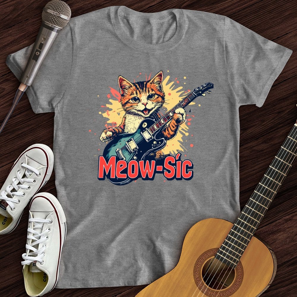 Printify T-Shirt Sport Grey / S Meow-sic T-Shirt