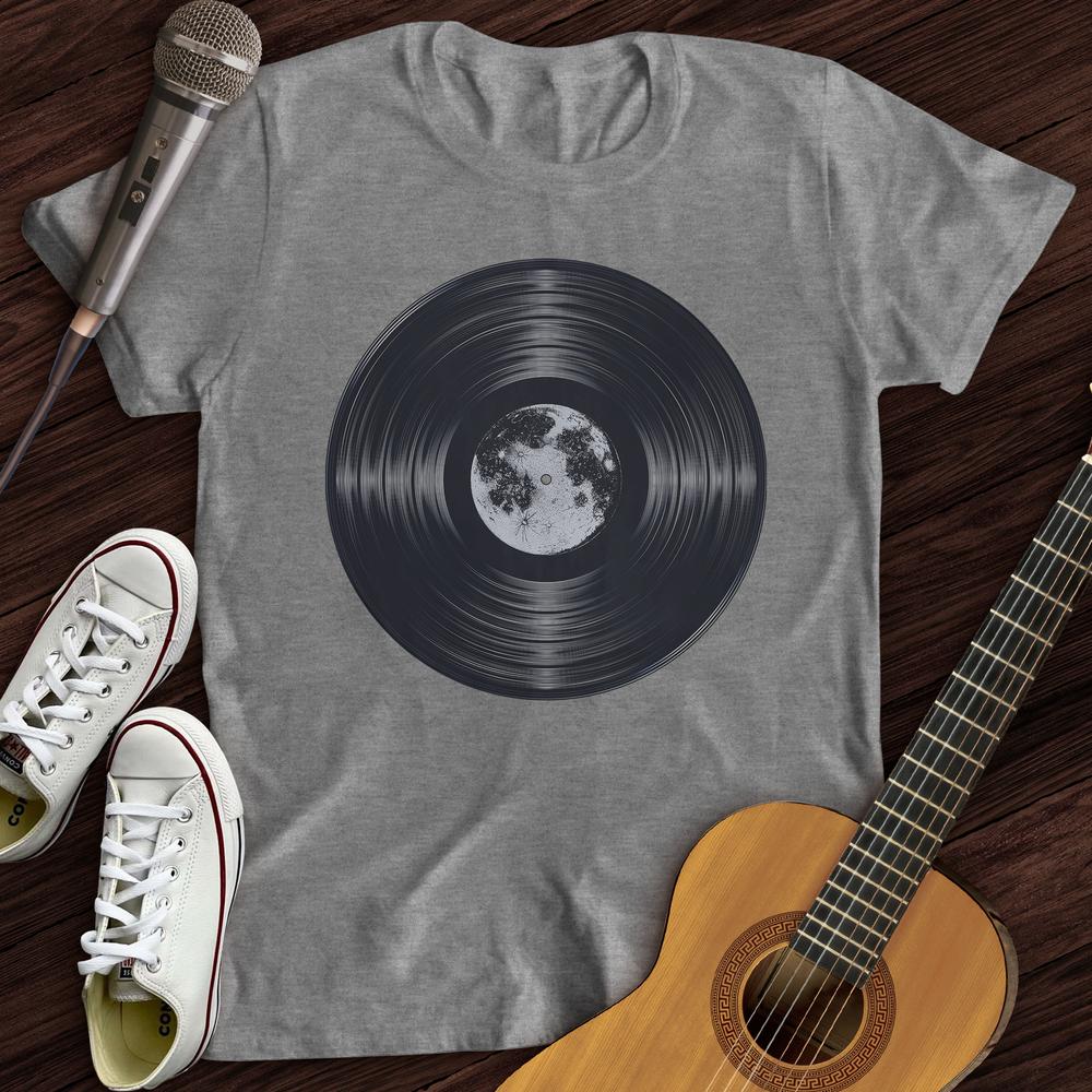 Printify T-Shirt Sport Grey / S Moon Vinyl T-Shirt