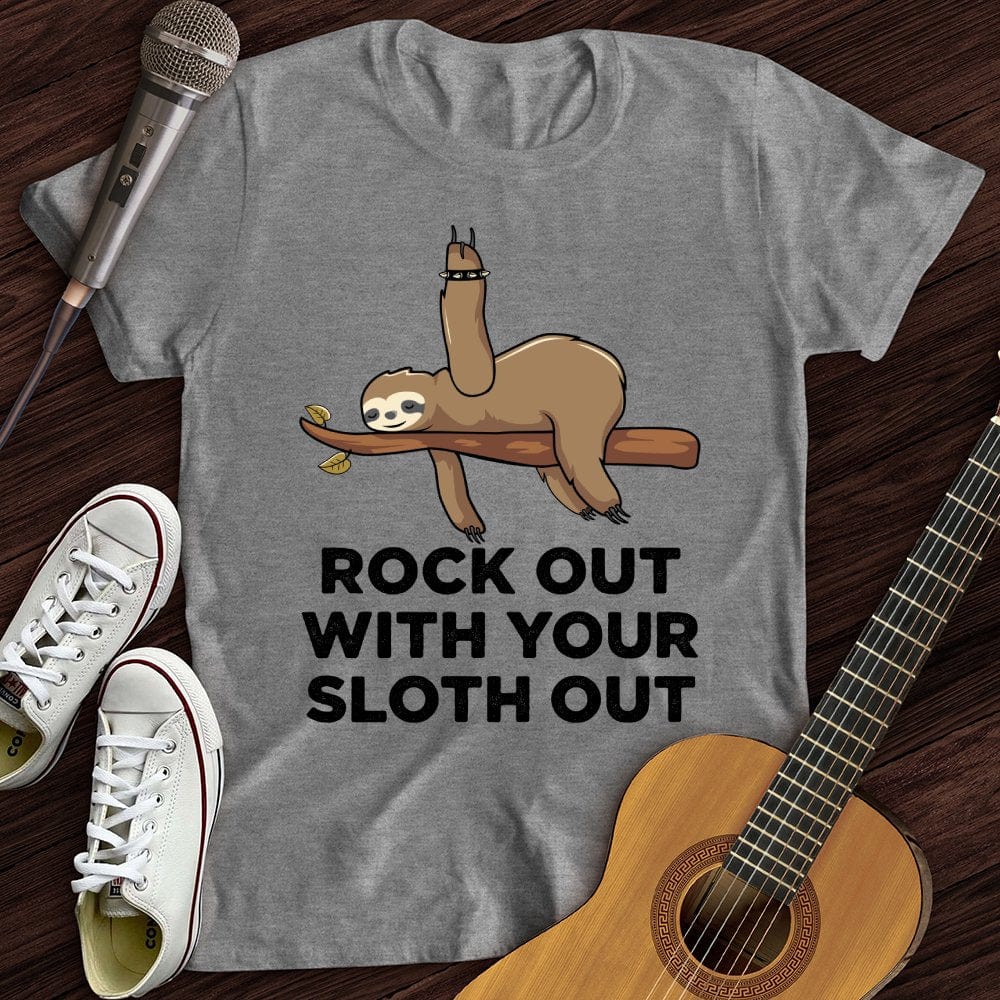 Printify T-Shirt Sport Grey / S Party Sloth T-Shirt