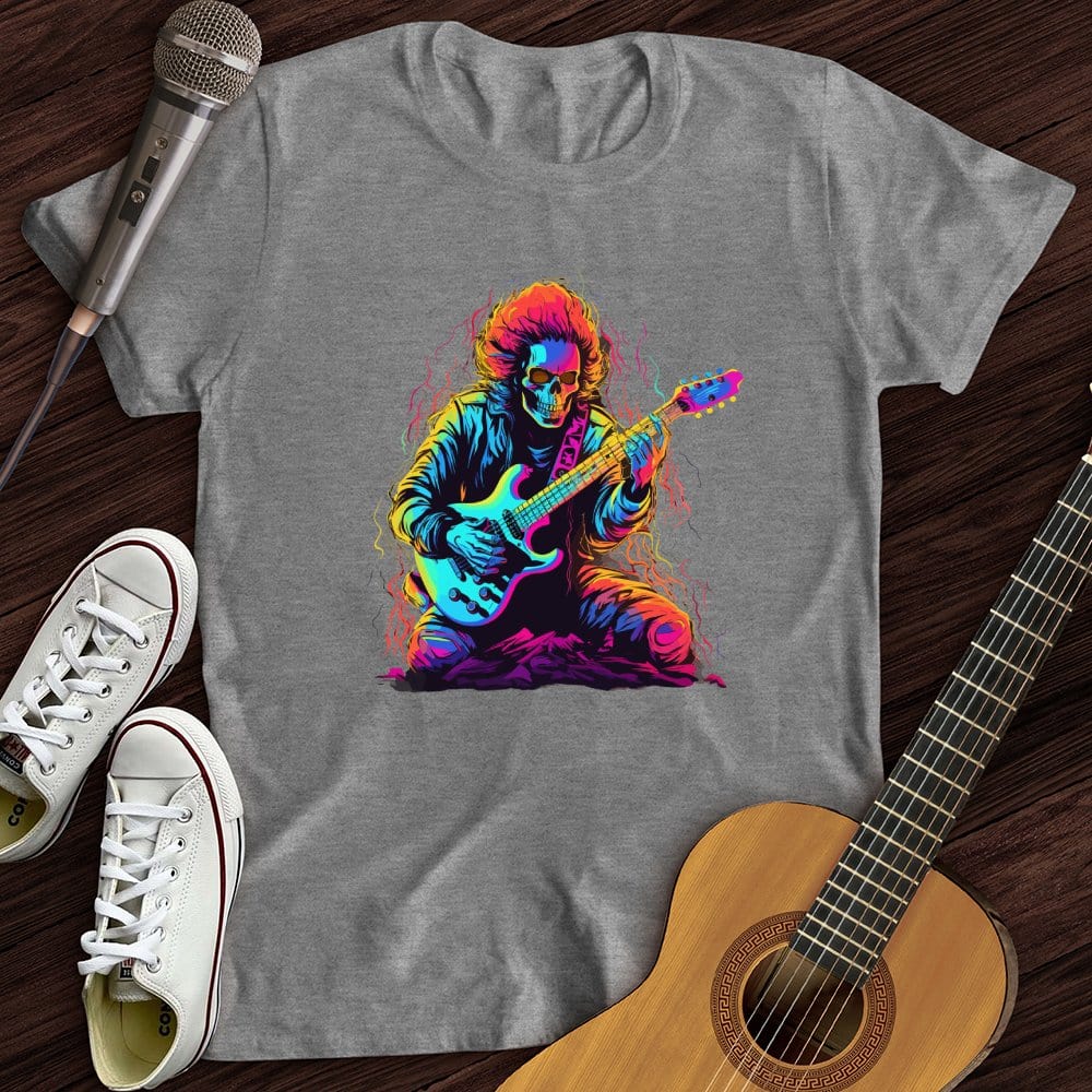 Printify T-Shirt Sport Grey / S Pastel Skeleton Guitar T-Shirt