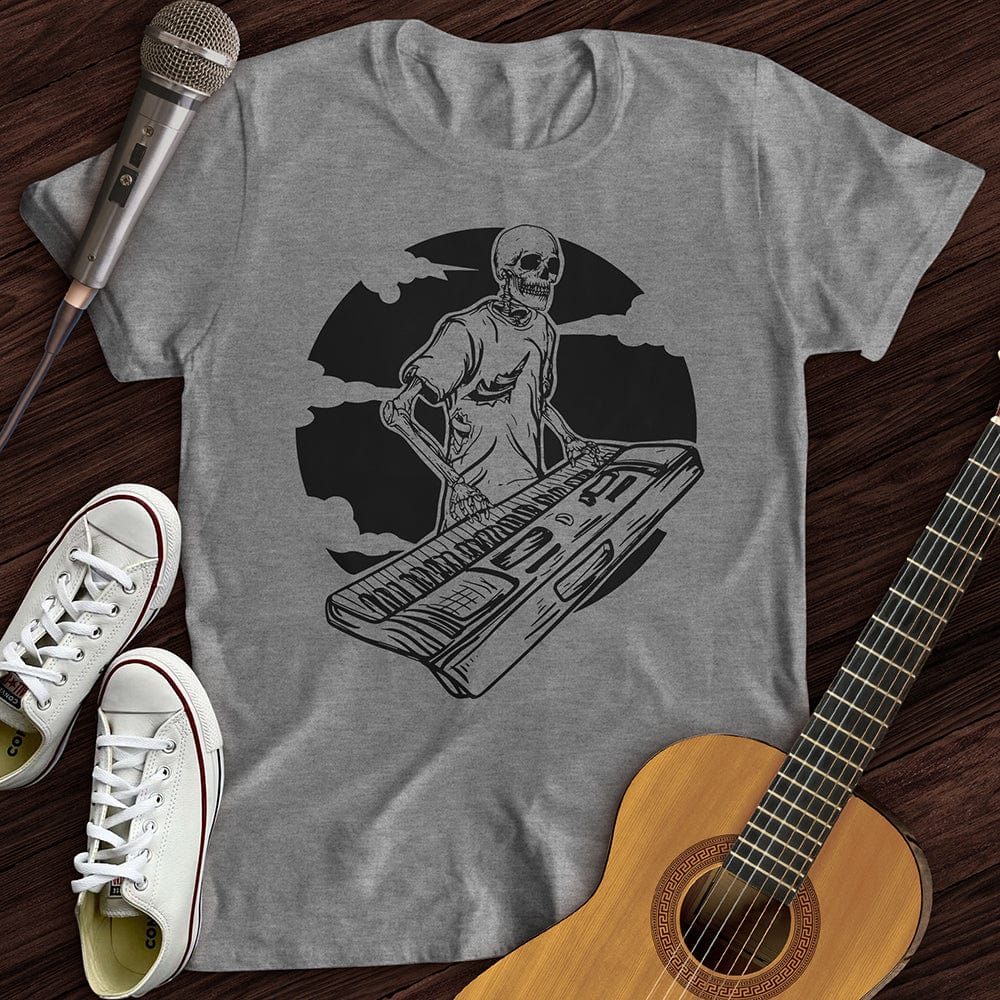 Printify T-Shirt Sport Grey / S Skeleton Keyboard T-Shirt