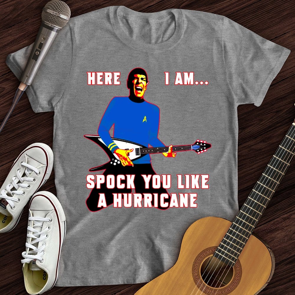 Printify T-Shirt Sport Grey / S Spock You Like a Hurricane T-Shirt