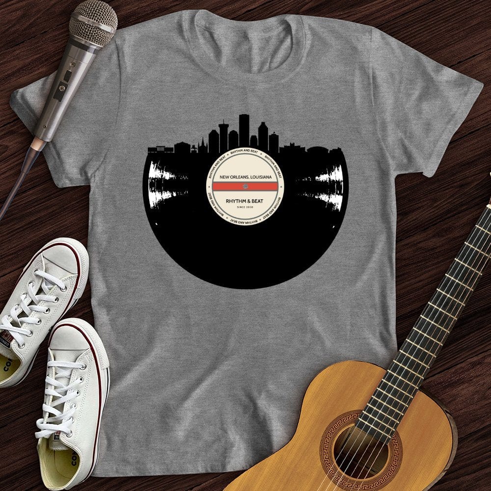 Printify T-Shirt Sport Grey / S Vinyl Skyline New Orleans T-Shirt